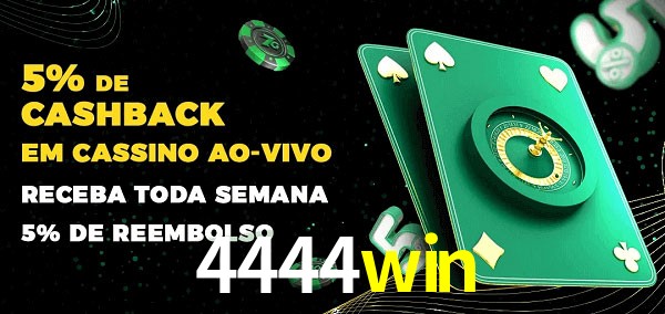 Promoções do cassino ao Vivo 4444win